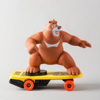 塑料 电子元件 熊出没充电滑板车 创意玩具
