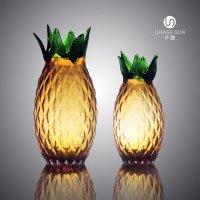 欧式系列玻璃菠萝造型摆件水果摆件家居装饰摆件IRO1395616-37A