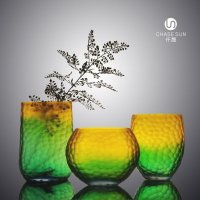 东南亚风格彩色系列玻璃花瓶家居装饰IR909-30A/G