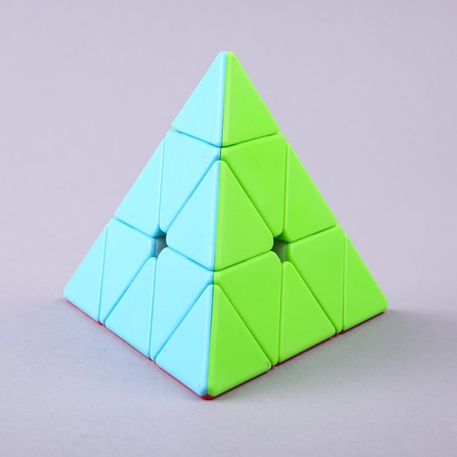 启明金字塔彩色 ABS 174 异型魔方益智玩具