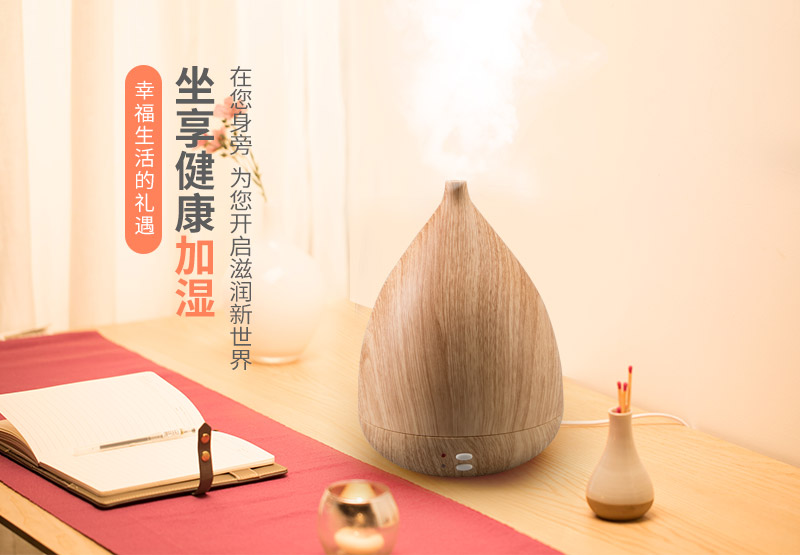 81K浅木色塑胶加湿器1