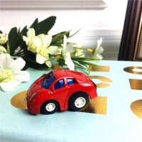 模型车 红色合金古董汽车模型玩具车