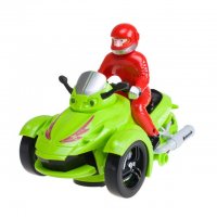 创发电动摩托车音乐灯光赛车电池摩托车儿童玩具车模电动摩托车