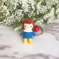 时尚创意可爱卡通立体造型情侣钥匙扣小挂件钥匙圈