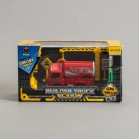 遥控工程车 红色 尼龙胶