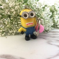 时尚创意可爱卡通立体造型情侣钥匙扣小挂件钥匙圈