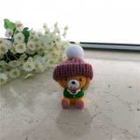 时尚创意可爱卡通立体造型情侣钥匙扣小挂件钥匙圈