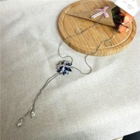 女款百搭时尚毛衣链创意项链潮流搭配饰品