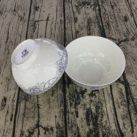 得意陶瓷 釉中高档骨瓷 心归淡雅 6寸元素碗