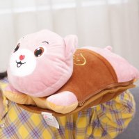 双插手毛绒玩具卡通充电热水袋 安全防爆自动断电