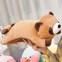 双插手毛绒玩具卡通充电热水袋 安全防爆自动断电