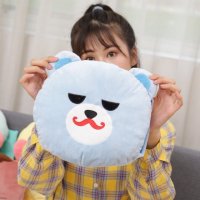 双插手毛绒玩具卡通充电热水袋 安全防爆自动断电