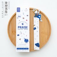PRAISE 创意纸质异性书签 30张盒装