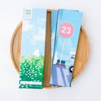 陪你度过漫长的岁月创意纸质书签 30张盒装