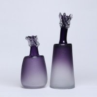 欧式紫罗兰缠冰丝花瓶家居客厅餐厅电视柜玄关台门厅花瓶摆件D5060S、D5061L