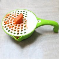 厨房用品多用刨瓢塑料水瓢勺子多功能手动宝宝食物研磨器组合批发