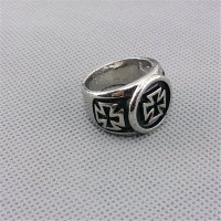 刺客信条标志圣殿骑士十字大戒指男士合金戒指动漫游戏周边饰品