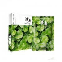 溪秀 积雪草蚕丝绿盒面膜正品补水保湿收缩毛孔 冰感透肌舒缓面膜