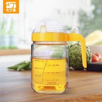 七丁乐玻璃油壶厂家家庭厨房油壶550ml玻璃控油壶礼品可定制LOGO