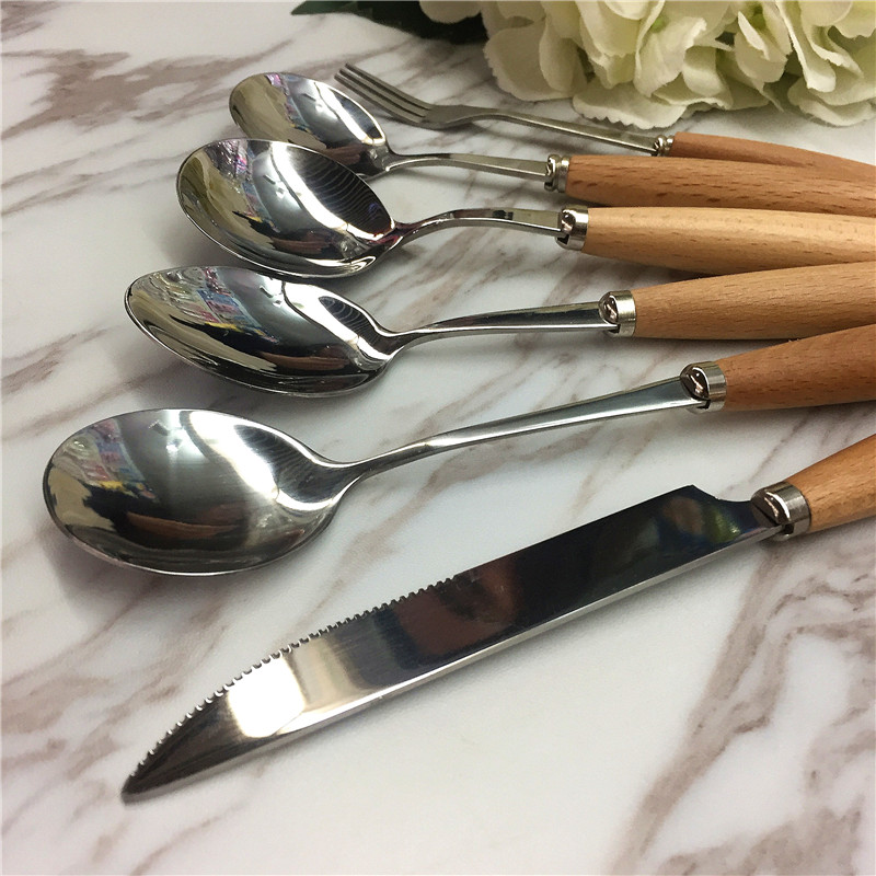 不锈钢餐具刀叉勺筷子单品2