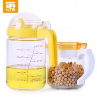 创意厨房用品玻璃油壶调味罐套装创意款定制款家用油壶批发550ml+300ml
