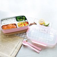 日式304不锈钢保温饭盒可注水便当盒学生成人长方形餐盒