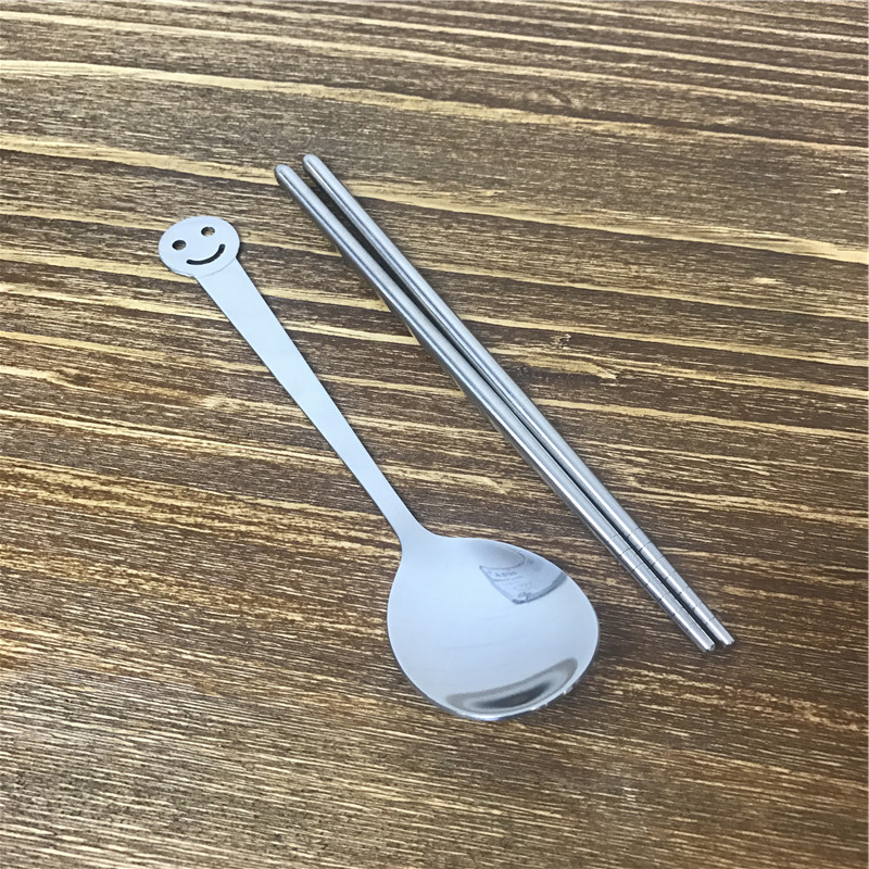 不锈钢便携餐具套装不锈钢勺子筷子2