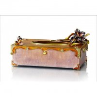 幸福鸢尾纸巾盒（长方形）