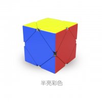【奇艺魔方格启程斜转彩色魔方】异形魔方益智顺滑比赛玩具批发
