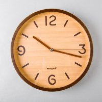 仿胡桃木纹 ABS 田园创意座钟台钟 BW1202