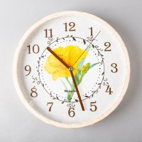 仿白蜡木纹 ABS 田园创意座钟台钟 RC1214