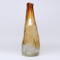 欧式玻璃花瓶时尚家居摆设琥珀缠丝花器酒店样板房装饰摆件G8E56MR