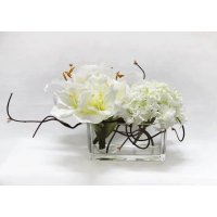 现代君子兰假水成品花艺仿真绢花仿真植物家居装饰MTF-BL14051