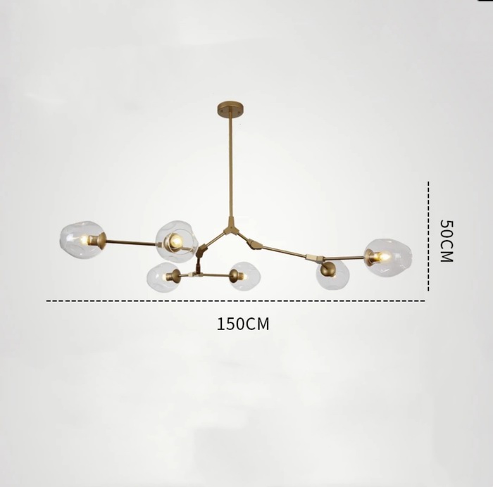 W-1054-6   ,整体尺寸可调节      ,铁艺+玻璃,工程灯具定制家居别墅样板房店面橱窗台693505