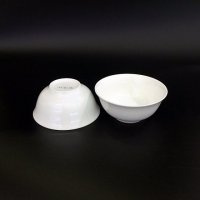 得意陶瓷 高档骨瓷 纯白胎骨瓷 4.5寸中式碗