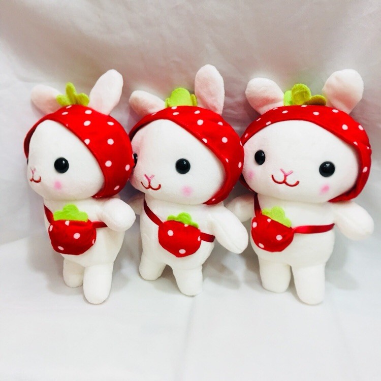 8寸草莓兔