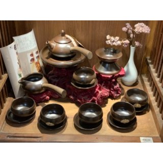 台湾天目釉套装茶具