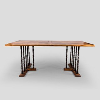 铁木复古餐桌