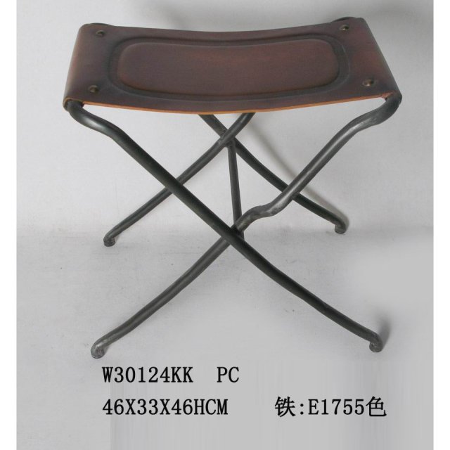 美式做旧铁艺单人椅
