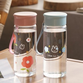 花花兔玻璃杯