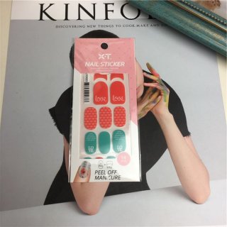 3D指甲贴美甲贴纸 防水持久 孕妇可用 环保