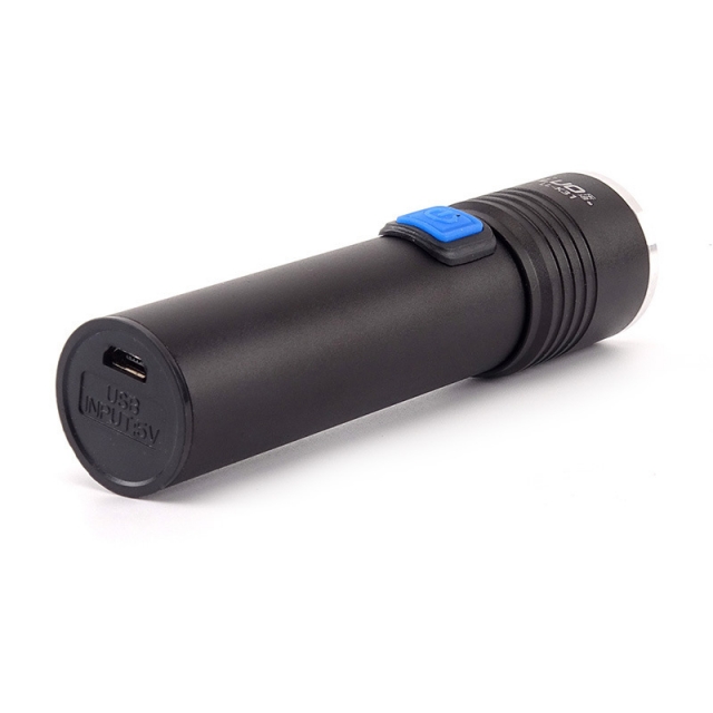 迷你强光充电手电筒变焦远射小便携LED户外徒步家医用厂家直销USB