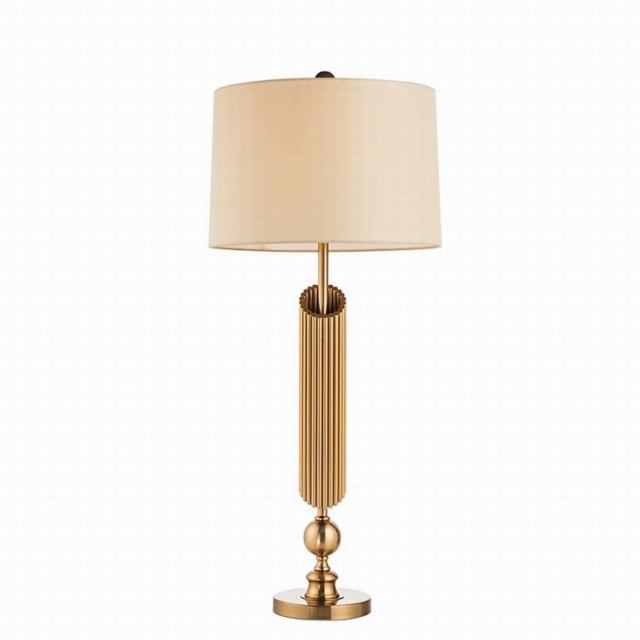 现代时尚简约风格书桌灯具设计师古典美式大理石样板房客厅台灯