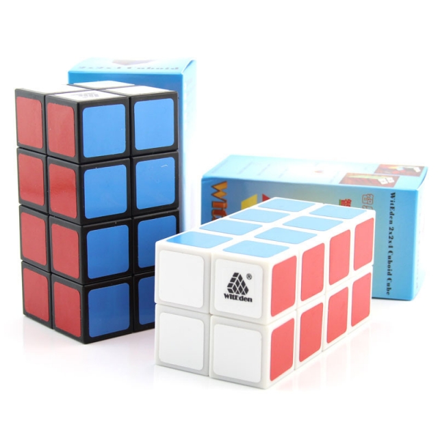 智力乐园224立方体魔方黑色 二阶异形 WitEden 2x2x4 Cuboid Cube