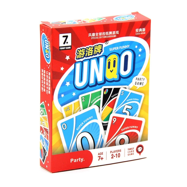 厂家直销品趣UNQO游洛牌 优诺多人聚会游戏桌游娱乐休闲 扑克纸牌