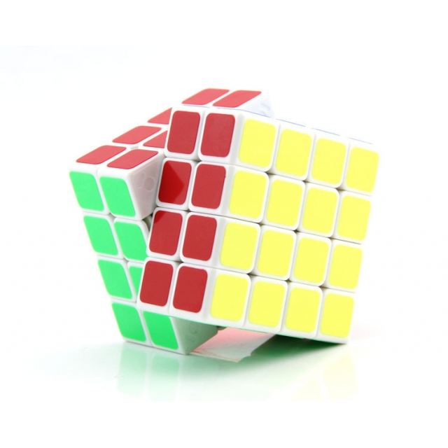 圣手 传奇四阶魔方 白底 63mm 4X4X4 Cube专业比赛魔方玩具 顺滑