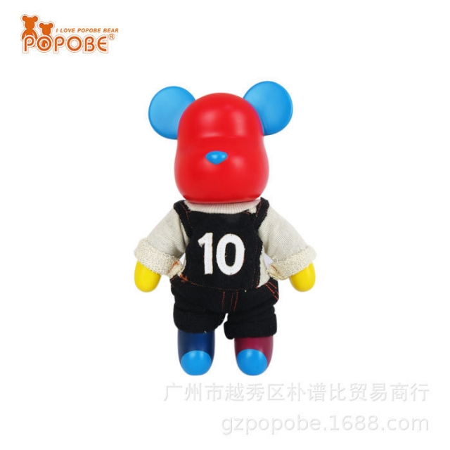 POPOBE正版暴力熊 10寸生日熊 十月 礼物 抓机娃娃 摆件支架 精品