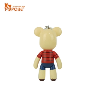POPOBE正版暴力熊 3寸钥匙扣 比达 PVC 卡通 创意 Q版 挂饰 动漫