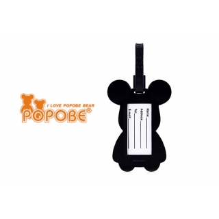 POPOBE正版暴力熊 5寸吸塑行李牌 U12 托运牌 高尔夫配件 个性