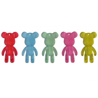 POPOBE正版暴力熊 3寸户外配饰钥匙扣 和平金 驱蚊 高尔夫配件